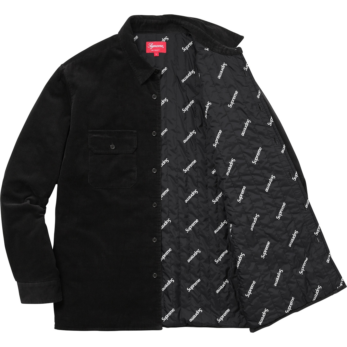 Corduroy Quilted Shirt view 9